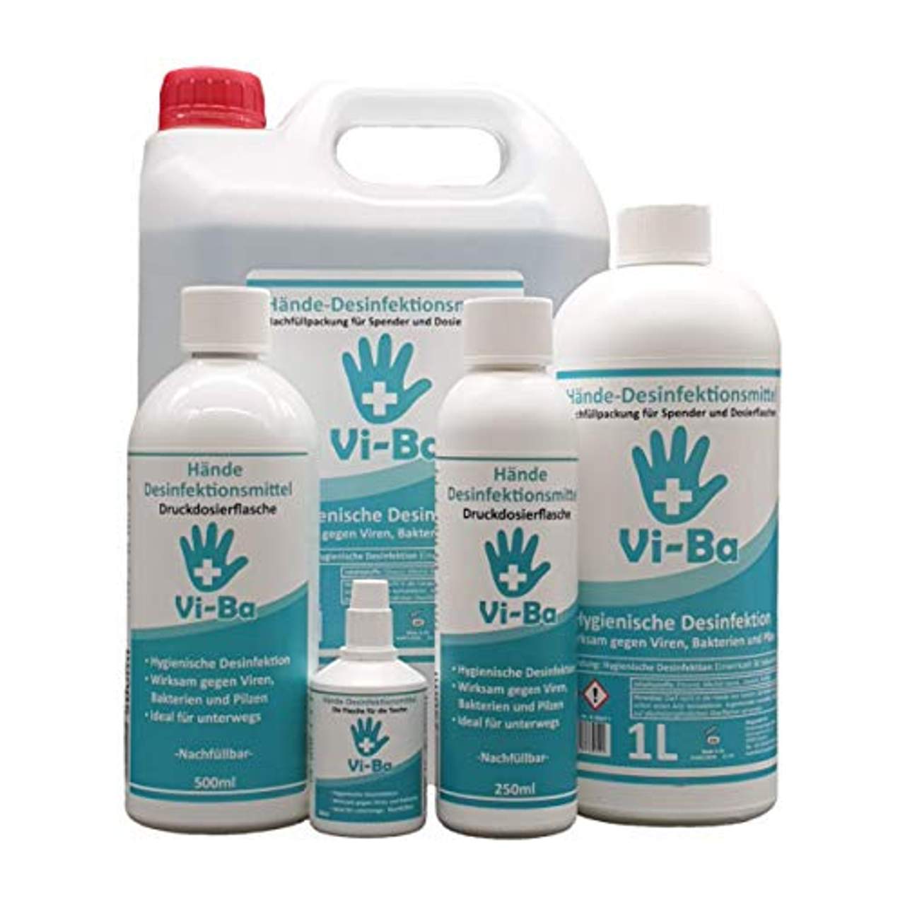 Feuerzangentasse Vi-Ba Hände Desinfektionsmittel