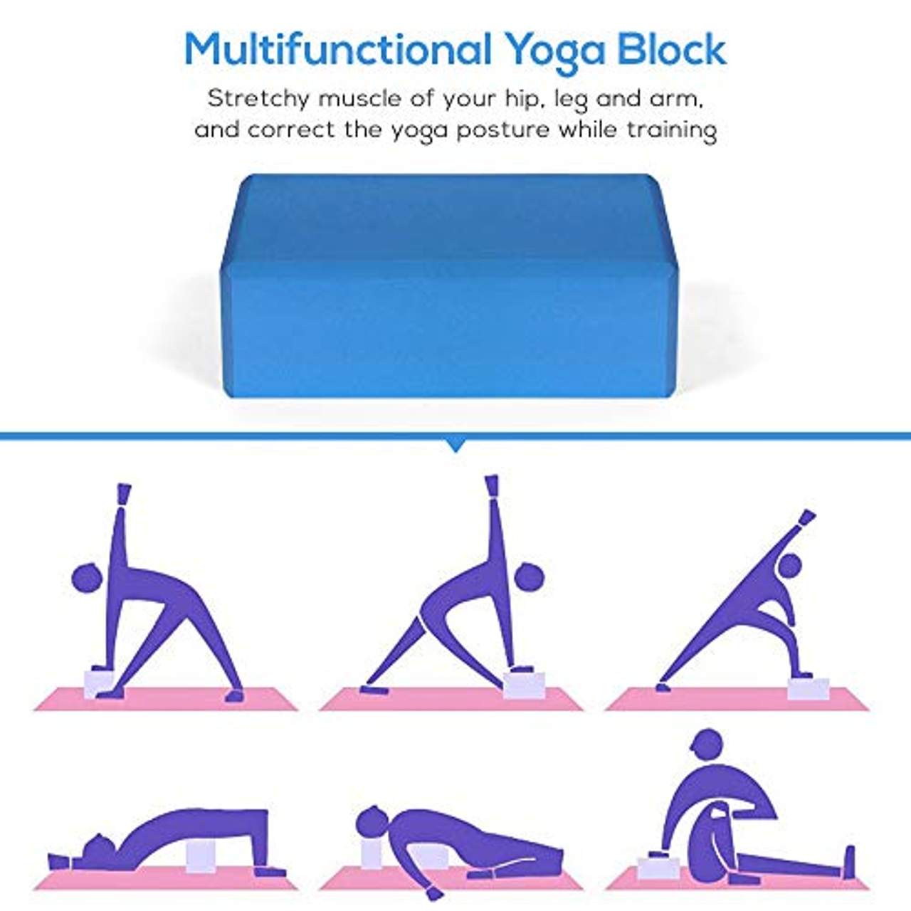 Explopur Stabilitätsblöcke Yoga Gurt Set