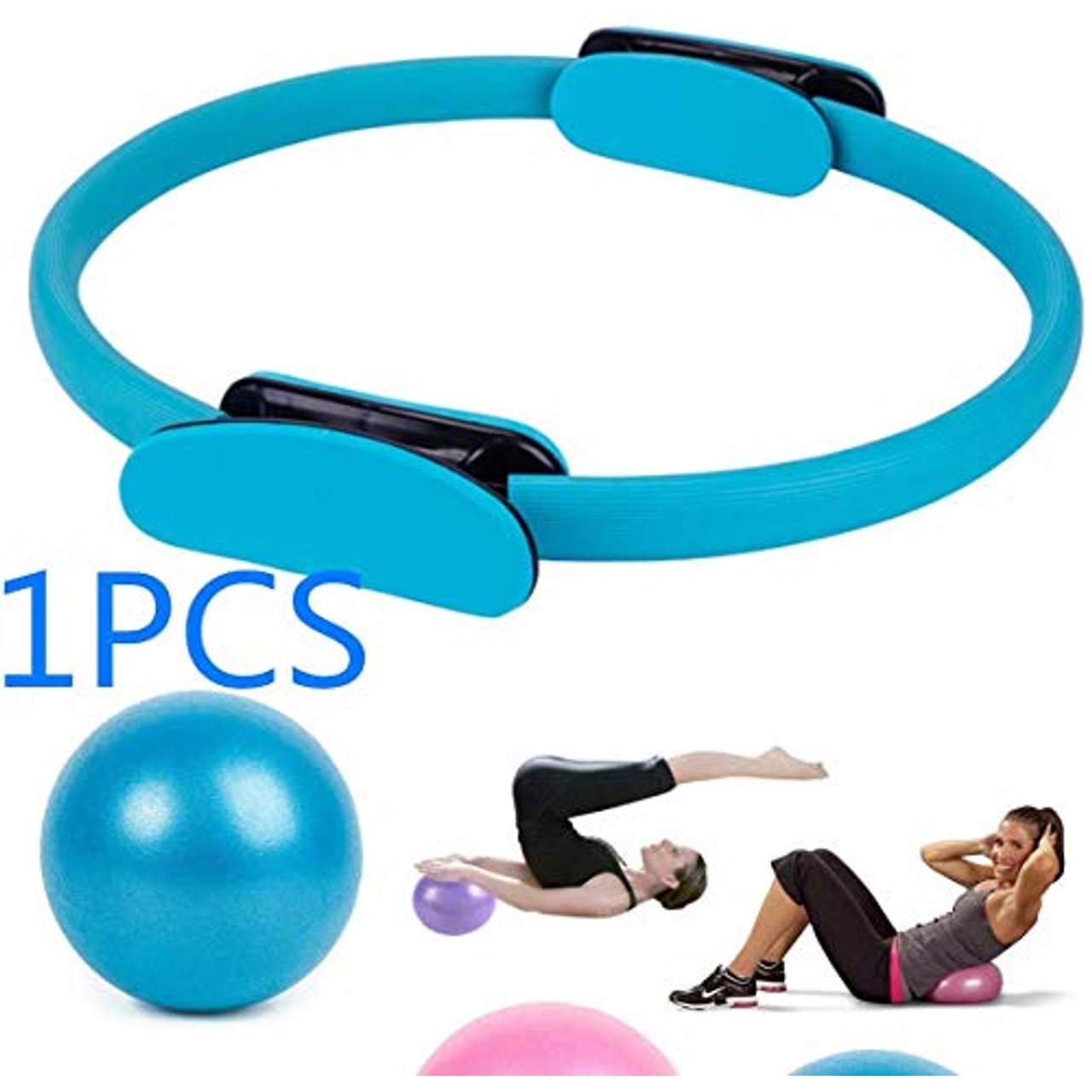 Guyuy Pilates-Ring und 25 cm Mini Fitness Balance Yoga Ball