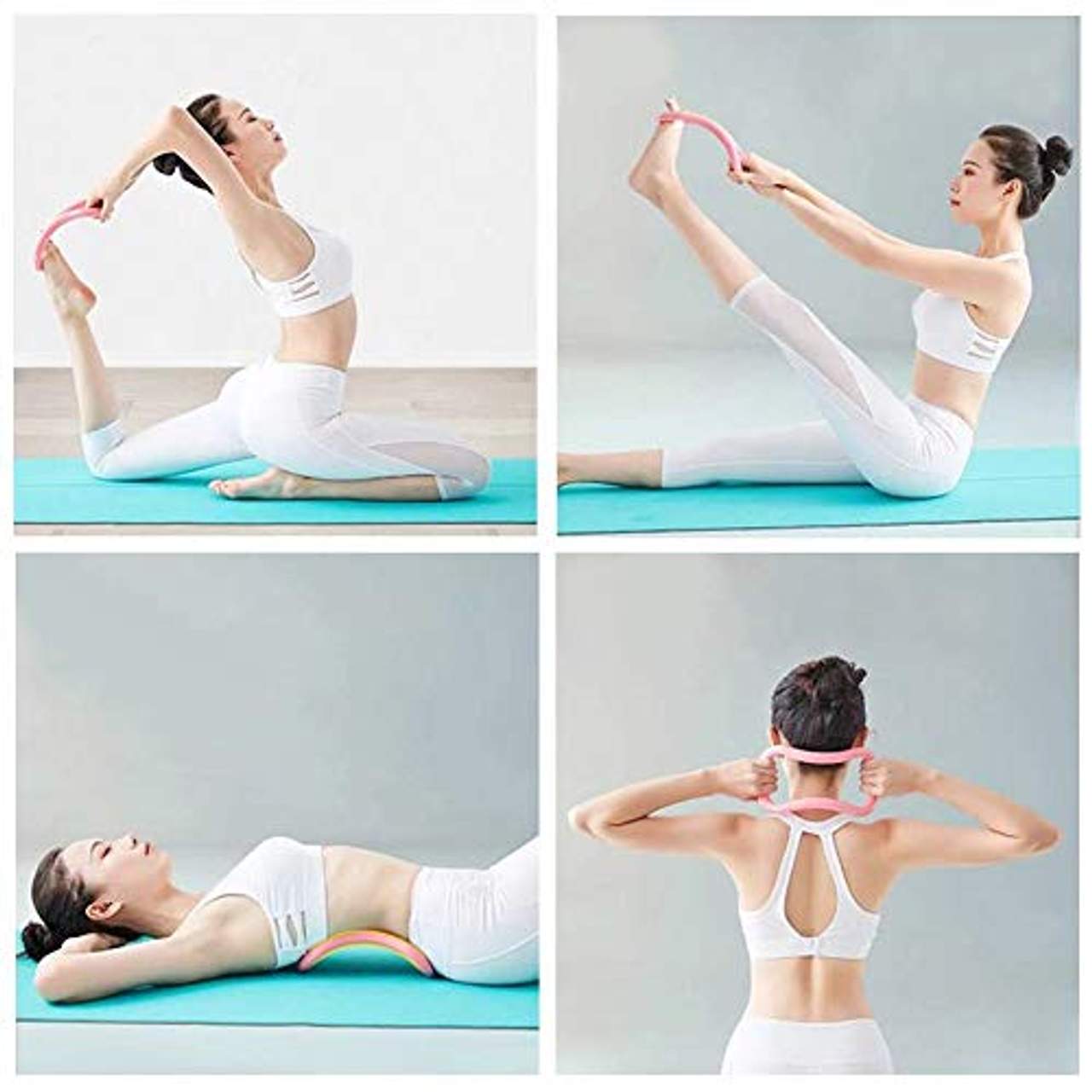yyuezhi Yoga Dual Grip Magic Übungskreis Verstellbarer Yoga