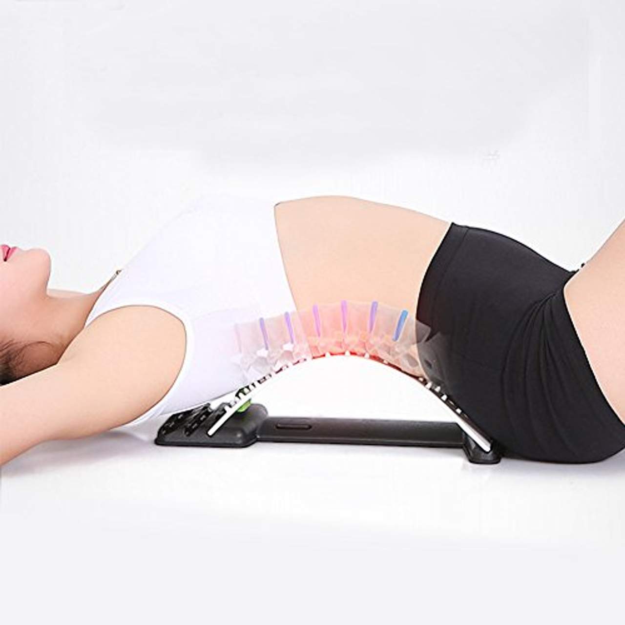 SueSupply Rückenstrecker Rückendehner Rückentrainer gegen Verspannungen
