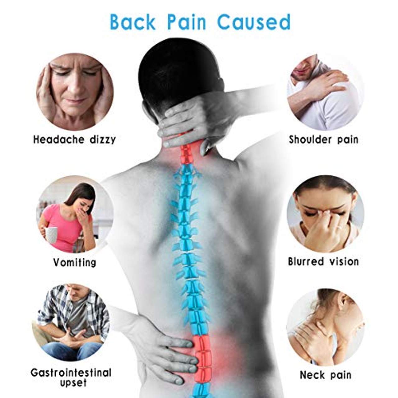 Surplex Orthopädisches Rückendehner Schmerzlinderung im unteren und oberen Rücken