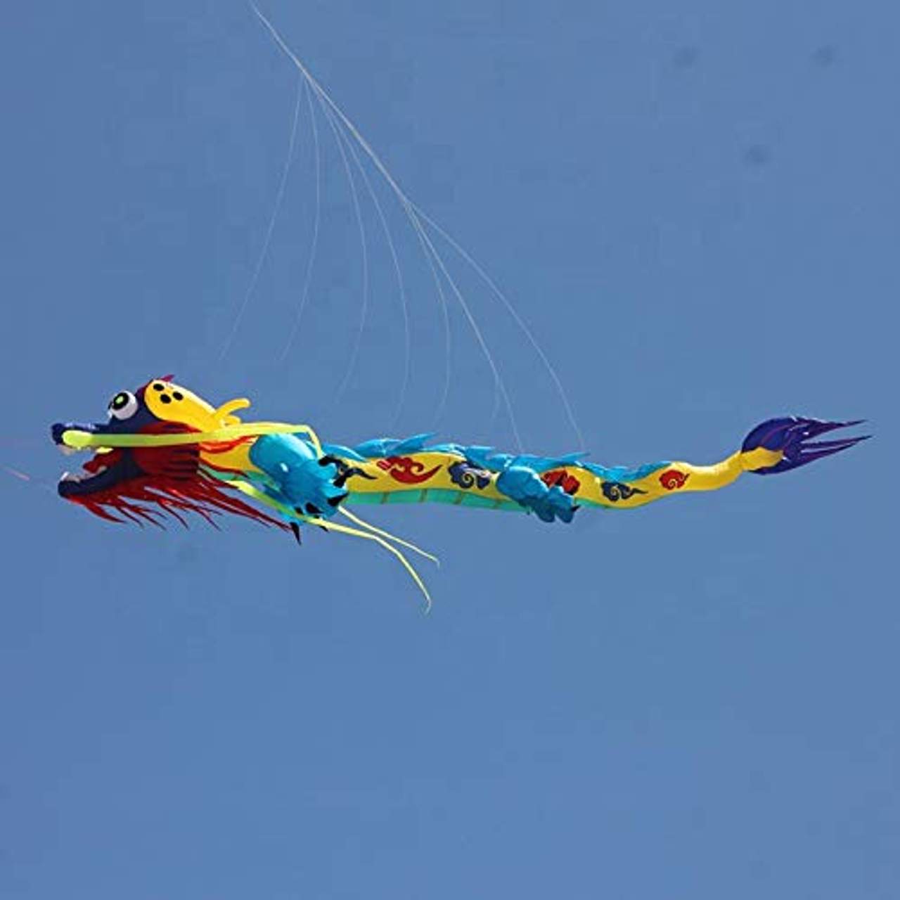 FEN Großer Nylon 3D Drachen Chinese Dragon Software Show Kite