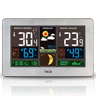 FanJu FJ3378 Funkwetterstation mit Weckfunktion und Temperatur