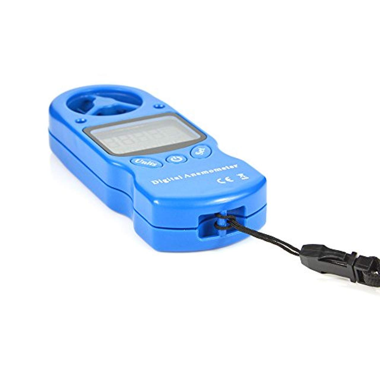 Ehdis 3 in 1 handlicher digitaler Anemometer LCD Windgeschwindigkeit