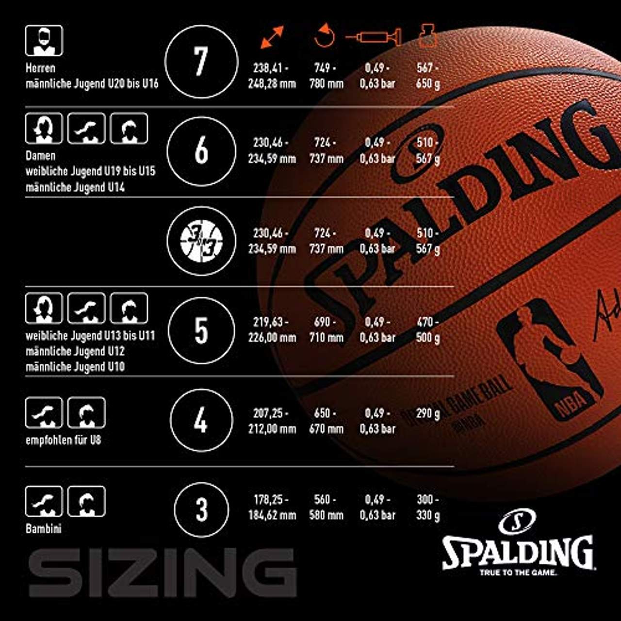 Spalding Unisex-Adult 3001587013317_7 Basketball