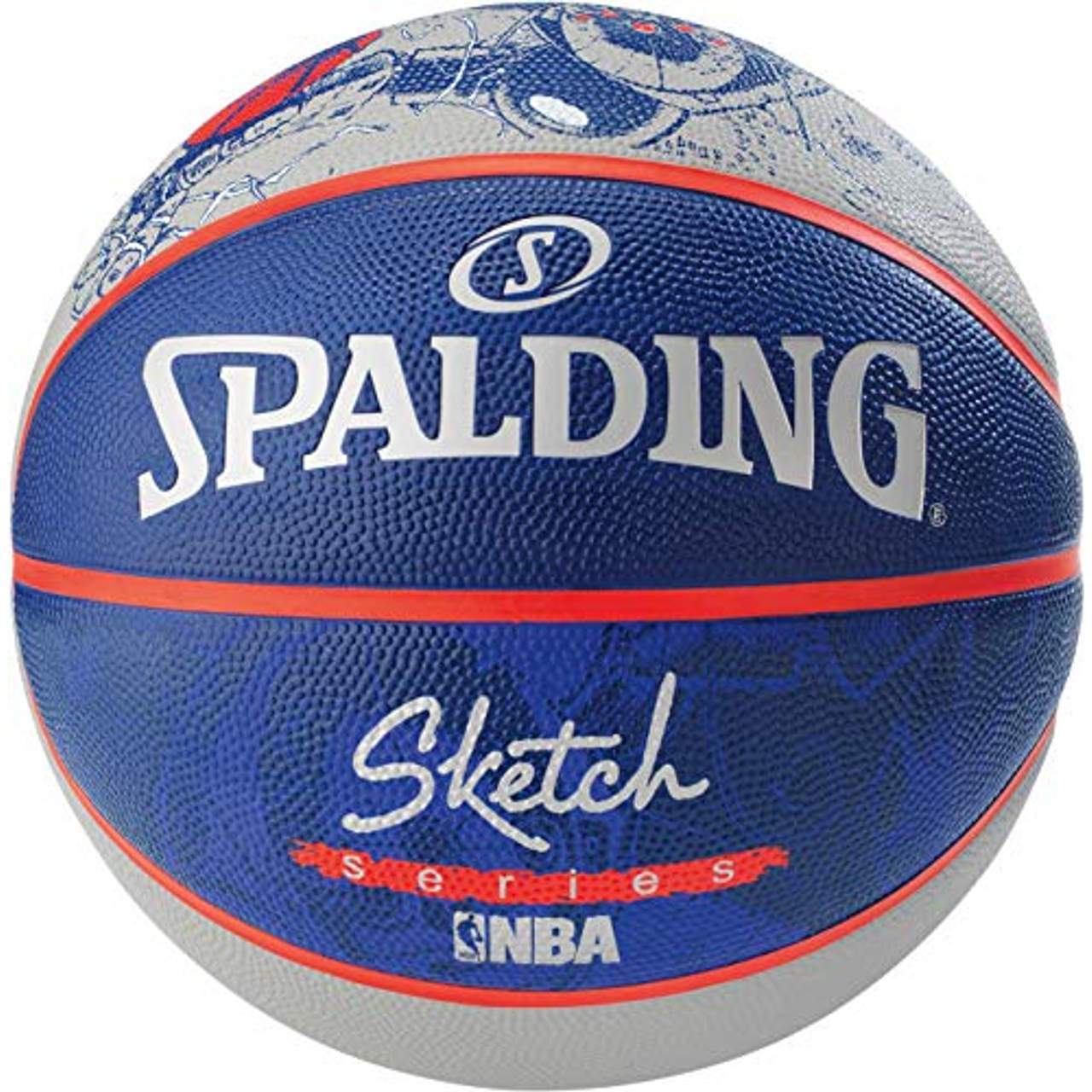 NBA Sketch Robot Spalding Basketball Ball