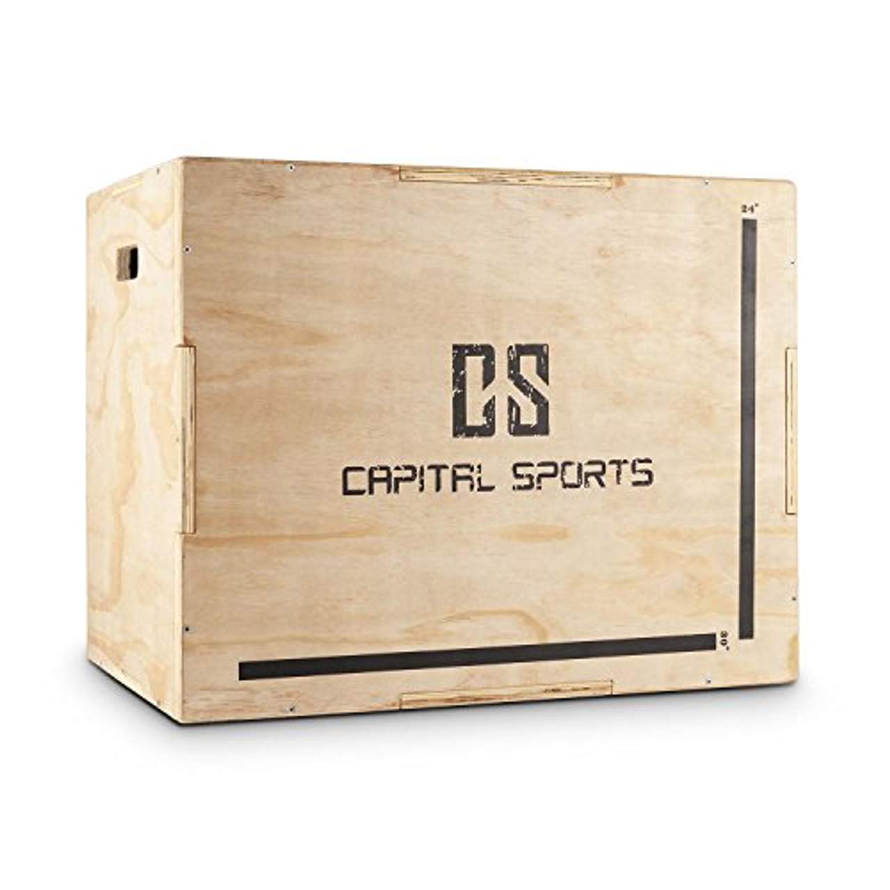 Capital Sports Shineater BL Set Plyo-Box Jump Box 3 Höhen 20" 24" 30" Holz