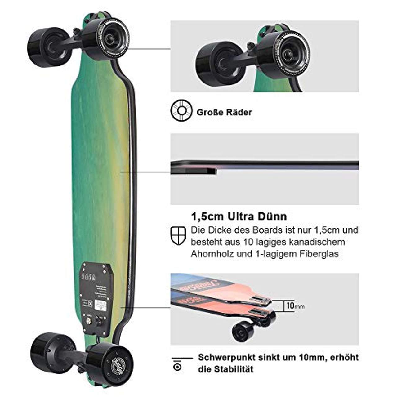 Teamgee H8 Elektro Skateboard