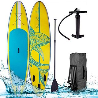 BRAST Stand Up Paddle Paddling SUP Board aufblasbar Surfboard Paddel DAMEN 