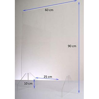 Acrylglas Platten zum Schutz für Kassen und Arztpraxis 100 cm x 60 cm 