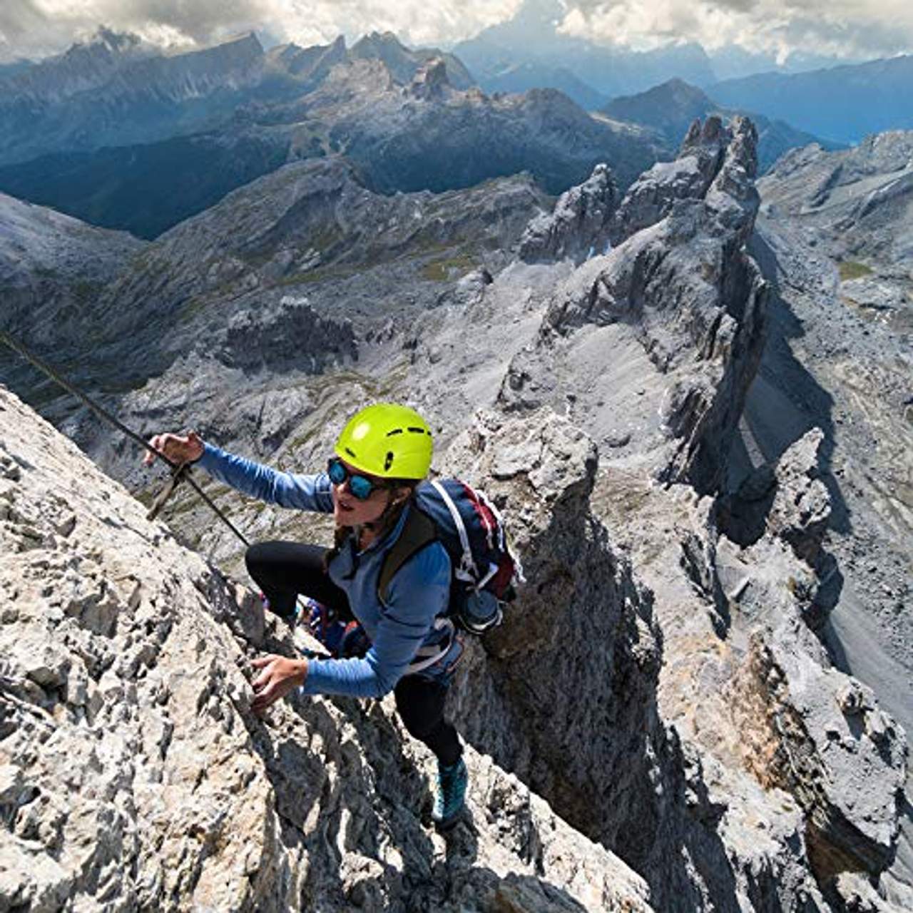 ALPIDEX Universal Kletterhelm für Herren und Damen Klettersteighelm in unterschiedlichen Farben