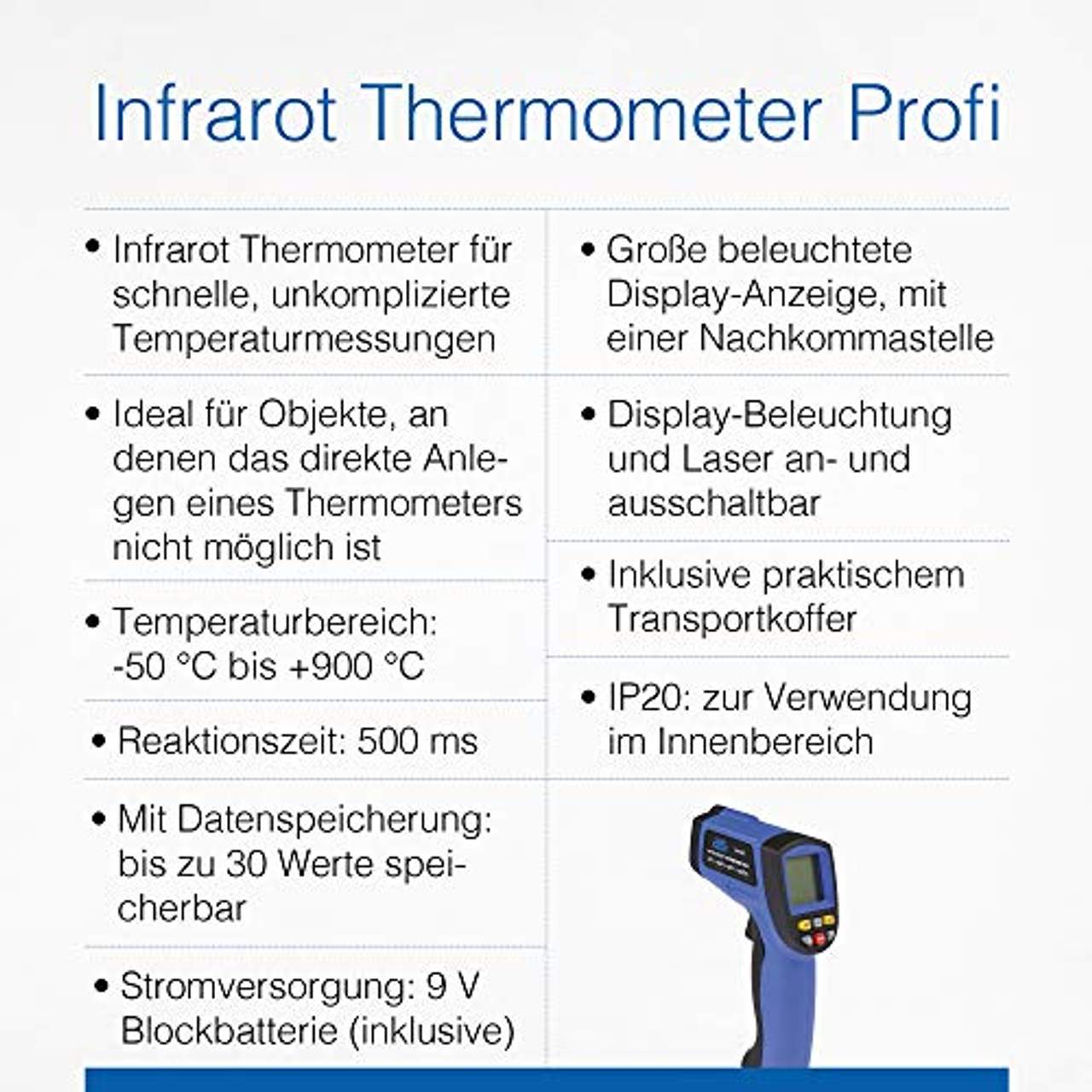 as Schwabe Profi Infrarot-Thermometer