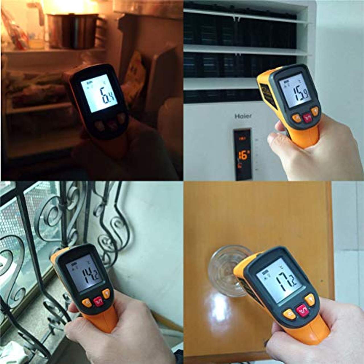 KETOTEK Infrarot Thermometer Laser Digital IR Thermometer Lebensmittel