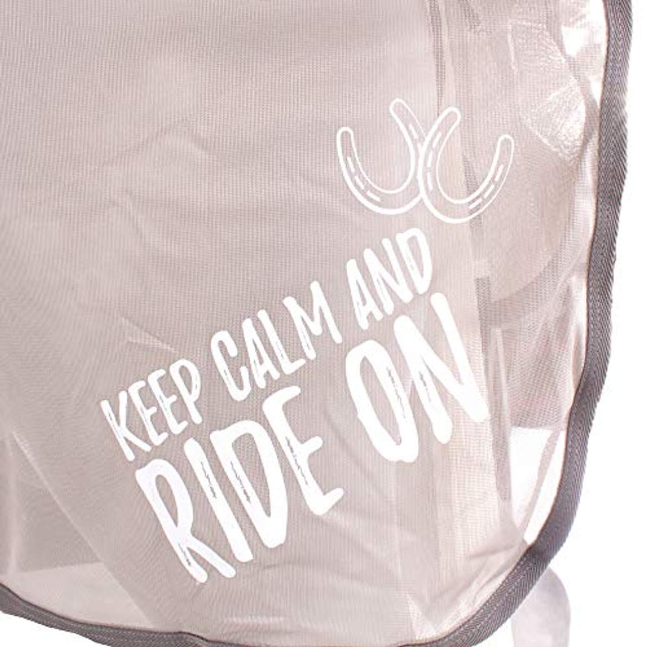 PFIFF 102657 Fliegendecke Keep Calm and Ride on