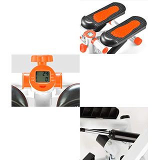 Swing Stepper with Multi-Function Display Massage Anti-Slip Pedal for Beginners and Advanced Users YDDHQ Mini Fitness Steppers Bearing Weight 120kg 