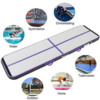 3/4/5/6M Air Track Floor Home Inflatable Gymnastics Tumbling Mat GYM Outdoor Pad 