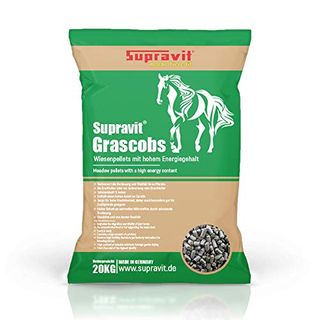 Supravit Grascobs 20 kg Hochwertiges Pferdefutter Graspellets