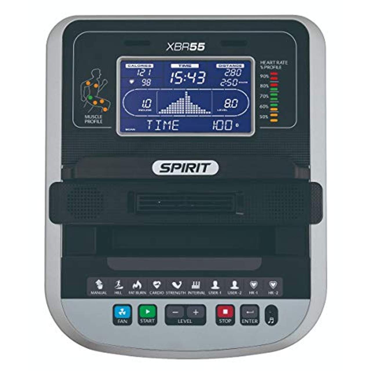 Spirit Fitness Liege-Ergometer XBR 55