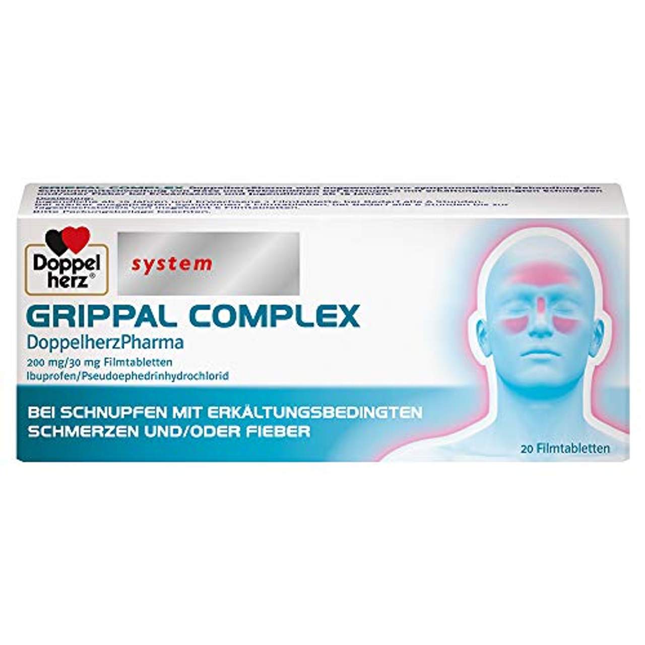 Grippal Complex DoppelherzPharma 200 mg/30 mg Filmtabletten