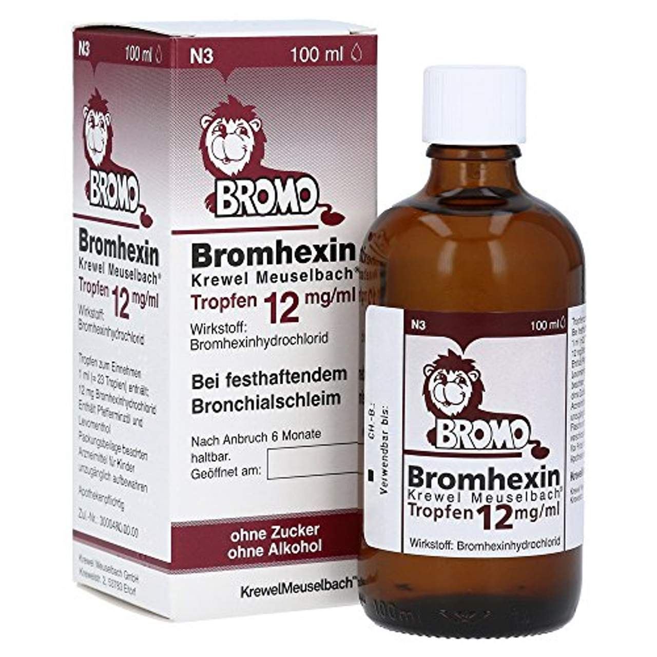 Bromhexin Krewel Meuselbach Tropfen 12 mg/ml