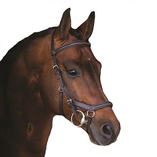 HORSEWARE Rambo Micklem Deluxe Competition Bridle Trense,Ledertrense anatomisch 
