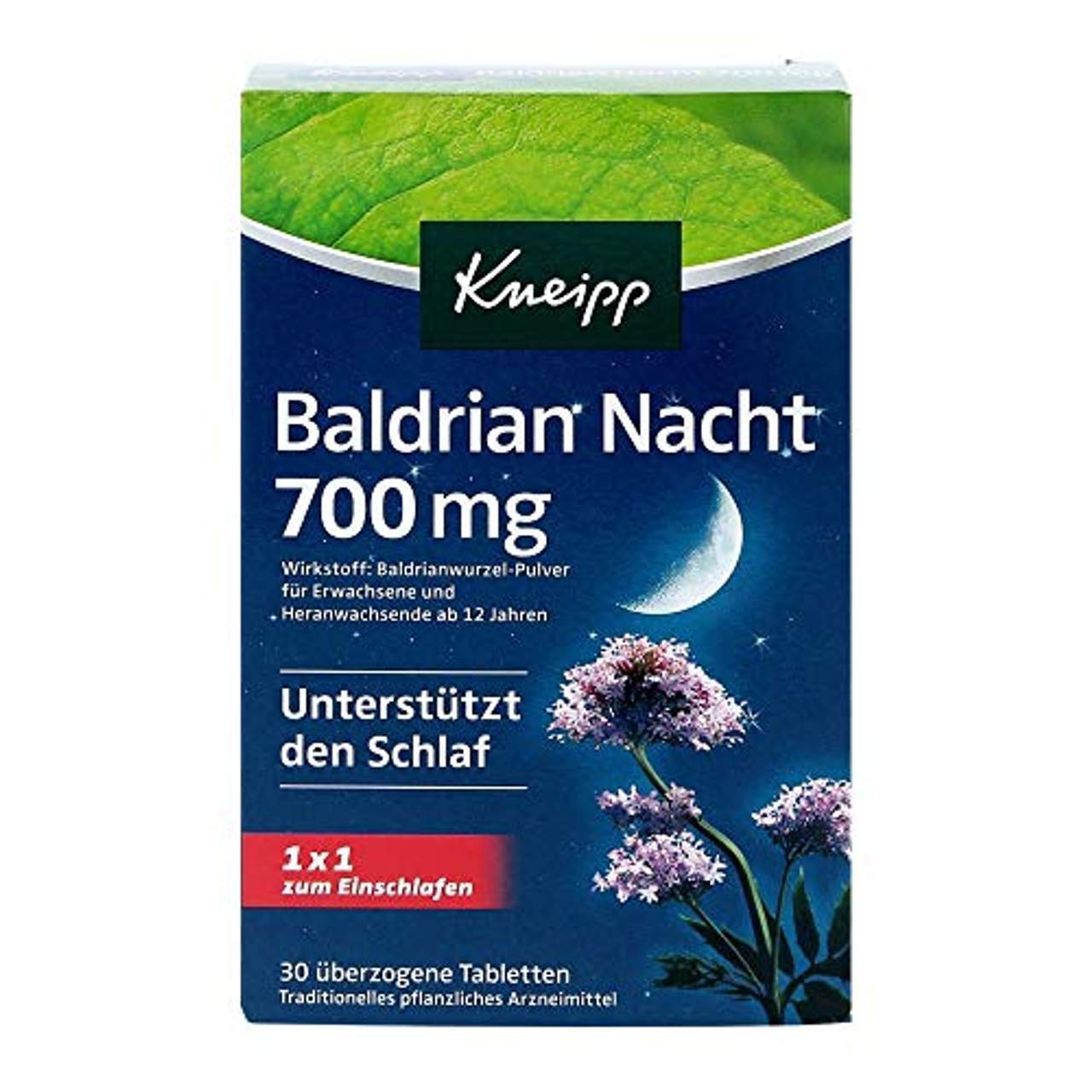 Kneipp Baldrian Nacht 700 mg überzogene Tab