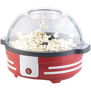 Rosenstein & Söhne Popcorn-Pfannen: Retro-Popcorn-Maschine