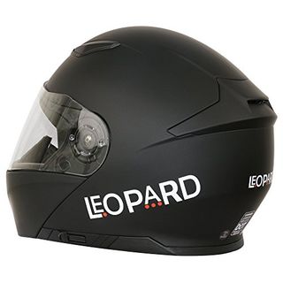 Leopard LEO-727 Anti-Fog Visier Bluetooth Klapphelm Motorradhelm Integralhelm Headset,Hände frei,Geräuschfrei,Automatische Beantwortung 