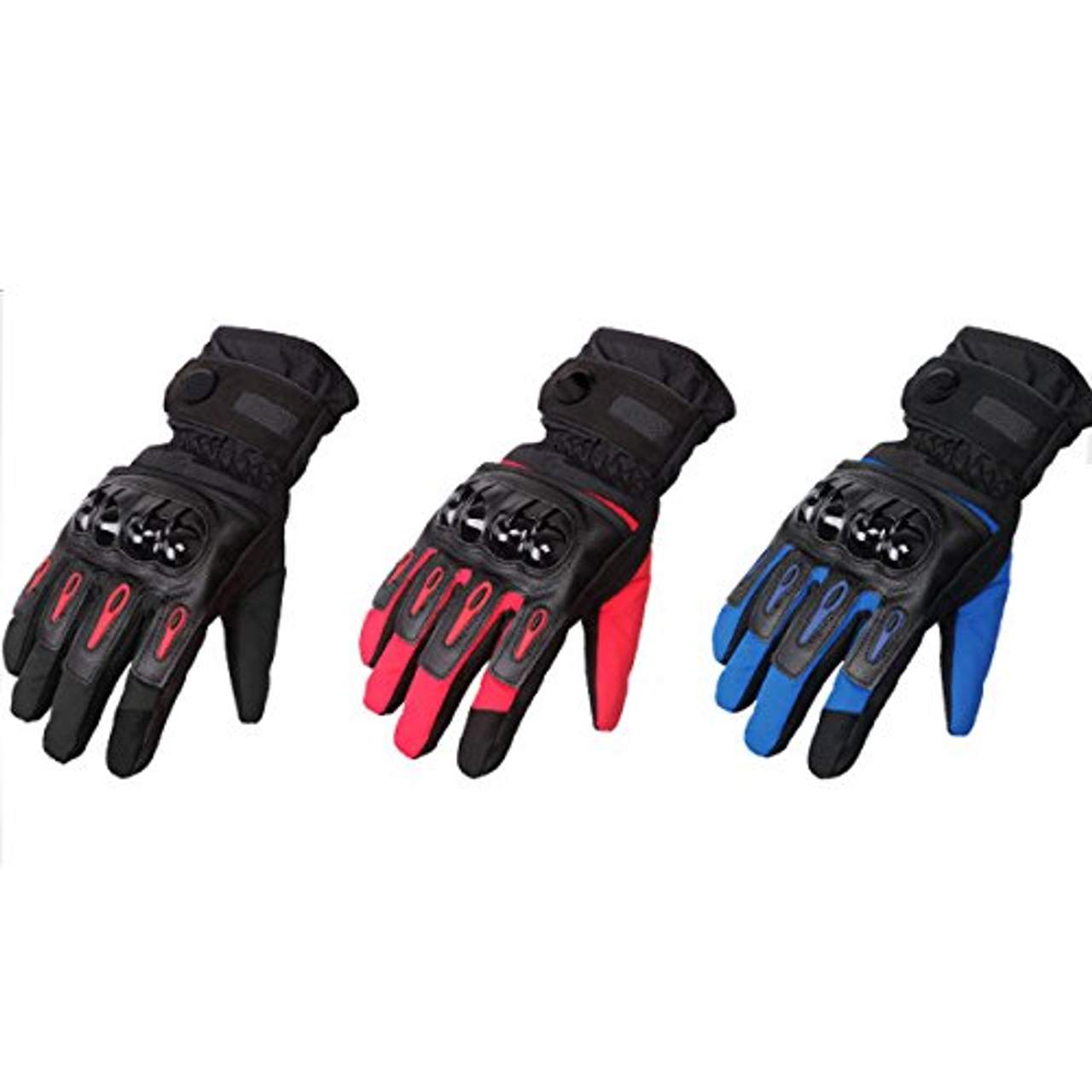 DOXUNGO Unisex Motorradhandschuhe wasserdicht warm Handschuhe