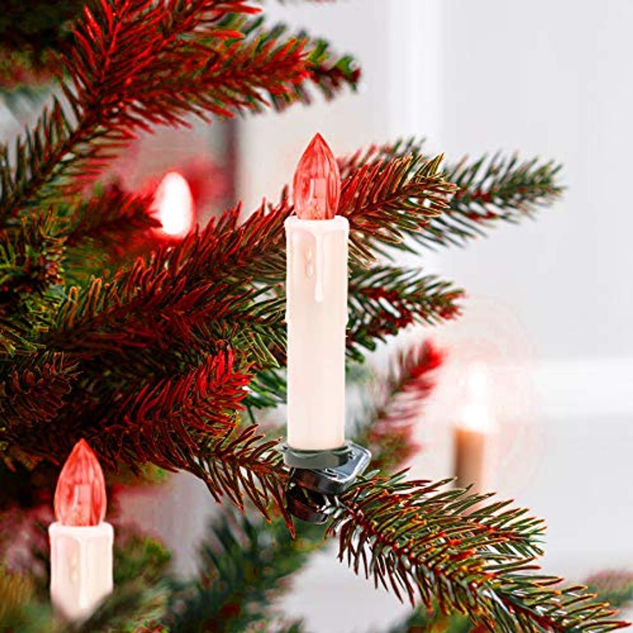 VINGO 30er Weihnachten Kerzen Warmweiß & RGB