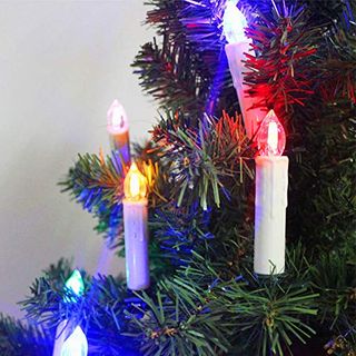 Froadp 40 Stück Dimmbare LED Mini Weihnachtskerzen