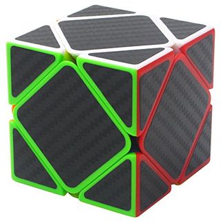Coolzon Zauberwürfel Skewb Speed Cube Würfel Carbon Faser Aufkleber