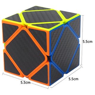 Zauberwürfel 5X5X5  Speed Cube Würfel Carbon Faser Aufkleber Neue Geschwindigk 