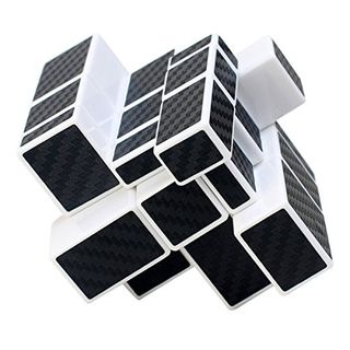 Coolzon Zauberwürfel Mirror Speed Cube Würfel Carbon Faser