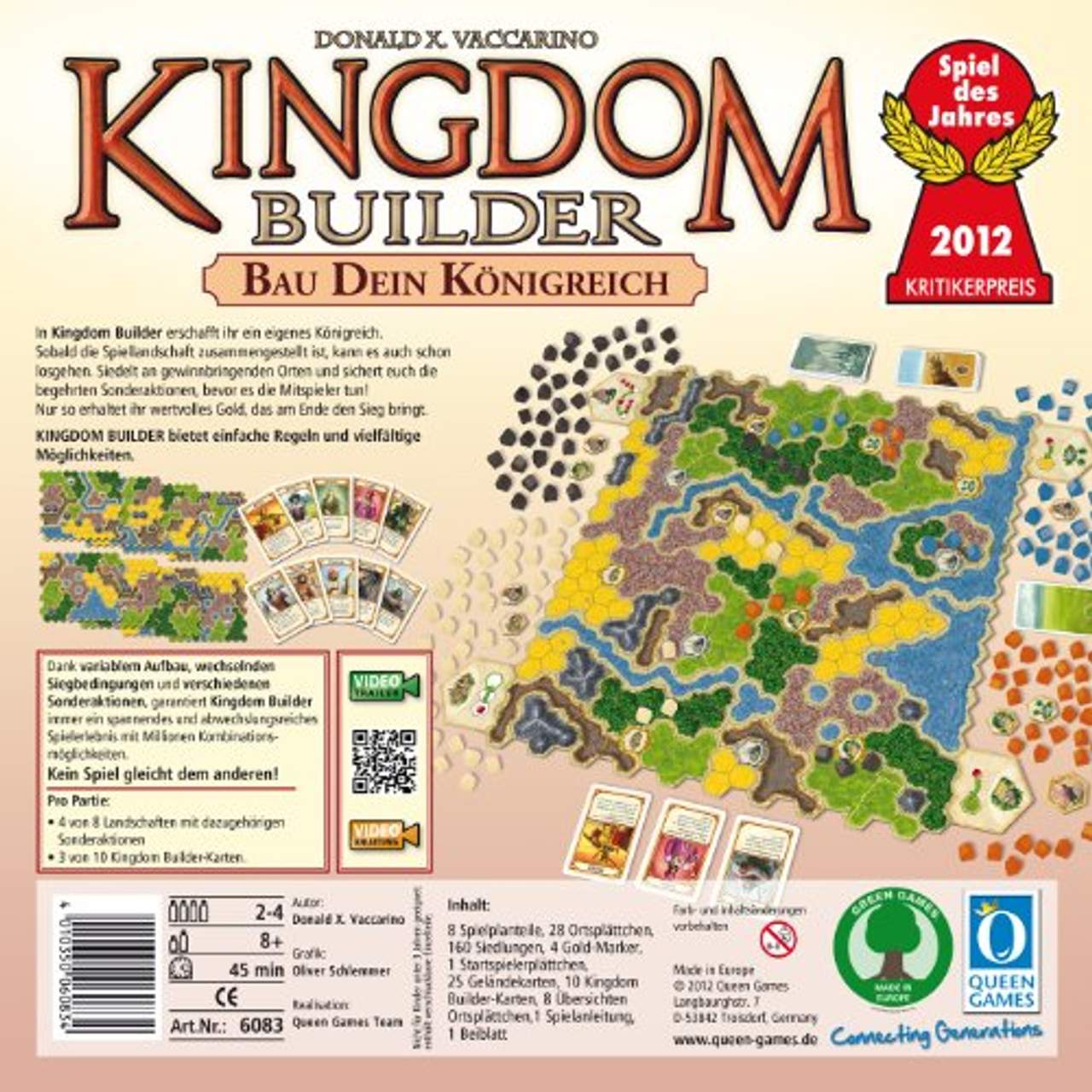 Kingdom Builder, Spiel des Jahres 2012