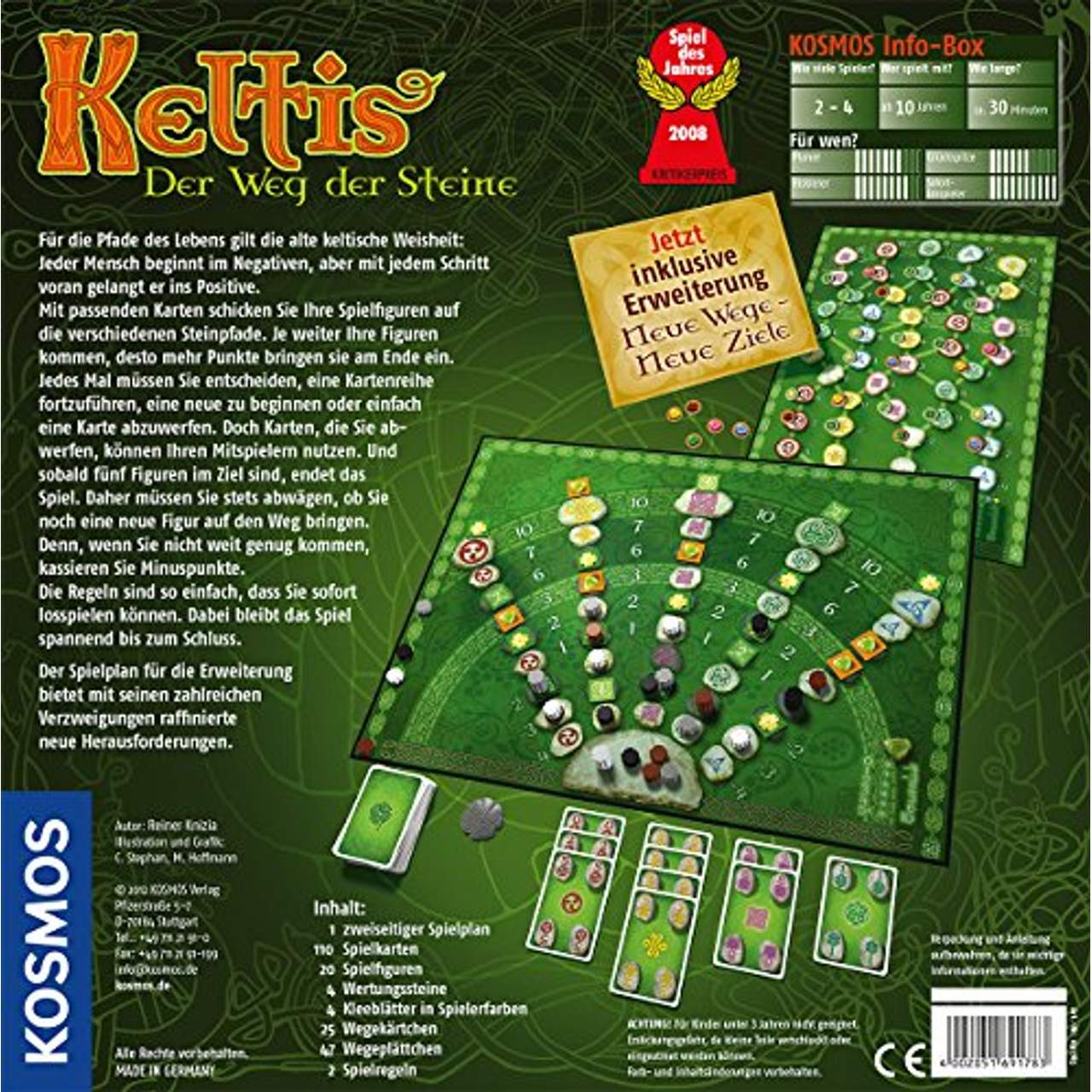 Kosmos Keltis, Spiel des Jahres 2008