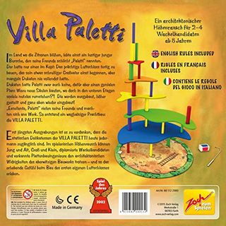 Villa Paletti, Spiel des Jahres 2002