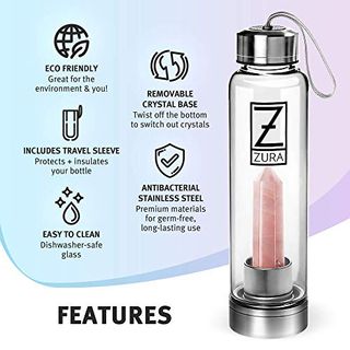 ZURA Kristall Elixier Wasserflasche