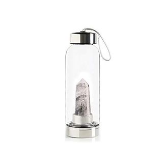 HezongDirect Quarzkristall-Wasserflasche natürlicher Quarz