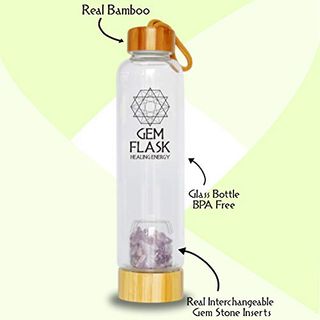 Gem Flask Premium Edelstein Kristall Wasserflasche