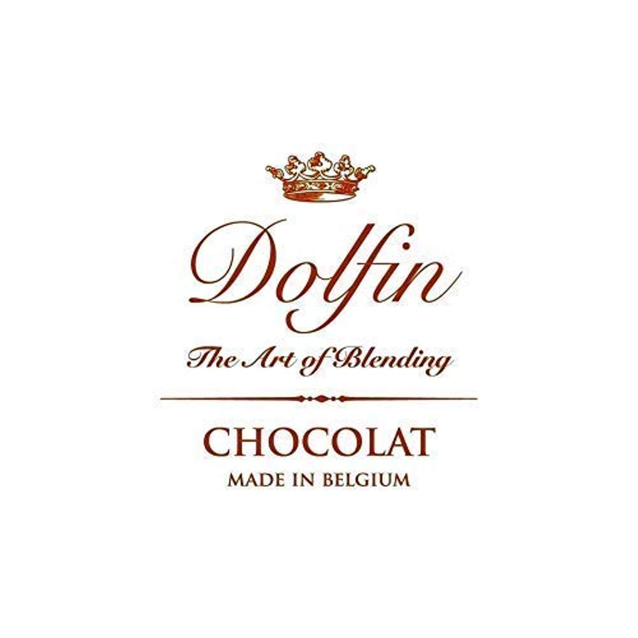 Dolfin 60% Dark Black Bar, mit rosa Pfeffer, Made in Belgium