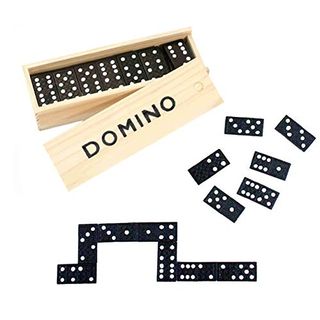 wuselwelt Holz Domino Spiel