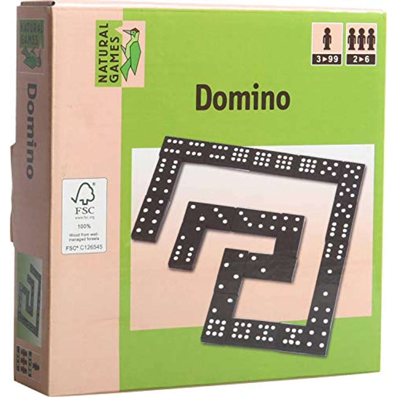 Natural Games Holz Domino