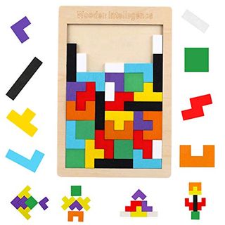 155 Teile Tangram Game Puzzle Montessori Lernspiel Kinder Spielzeug Puzzlespiel 