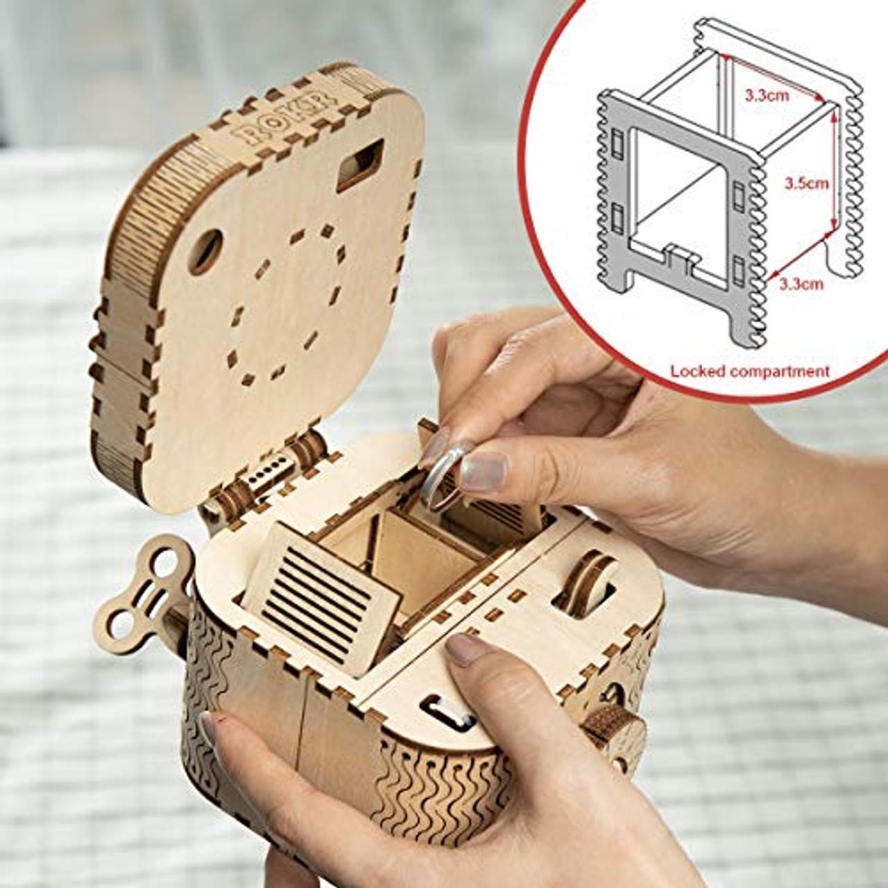 ROKR Hölzerne Mechanische 3D Puzzle