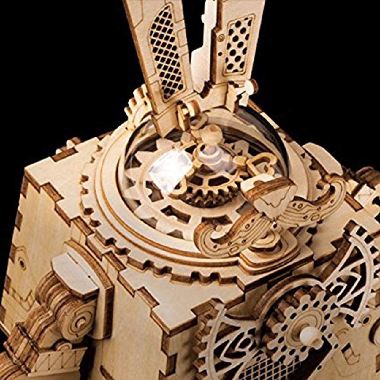 ROKR Holz Modell Kits Hand-Handwerk Spieluhr 3D Holzpuzzle
