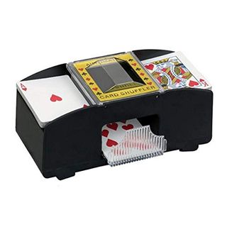Kartenmischer elektrisch,Professioneller automatischer Kartenmischer Automatischer Hochgeschwindigkeits-Kartenmischer mit Batteriebetrieb f/ür Poker Holspe Kartenmischmaschine
