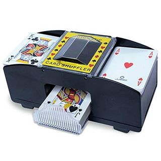 2 Deck Automatic Electronic Poker Card Shuffler Elektrische Mischmaschine 