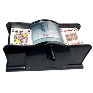 Kartenmischmaschine Kartenmischer Manuell Mischmaschine Kartenmischgerät DE NEU